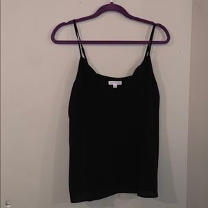 Socialite black lace tank top